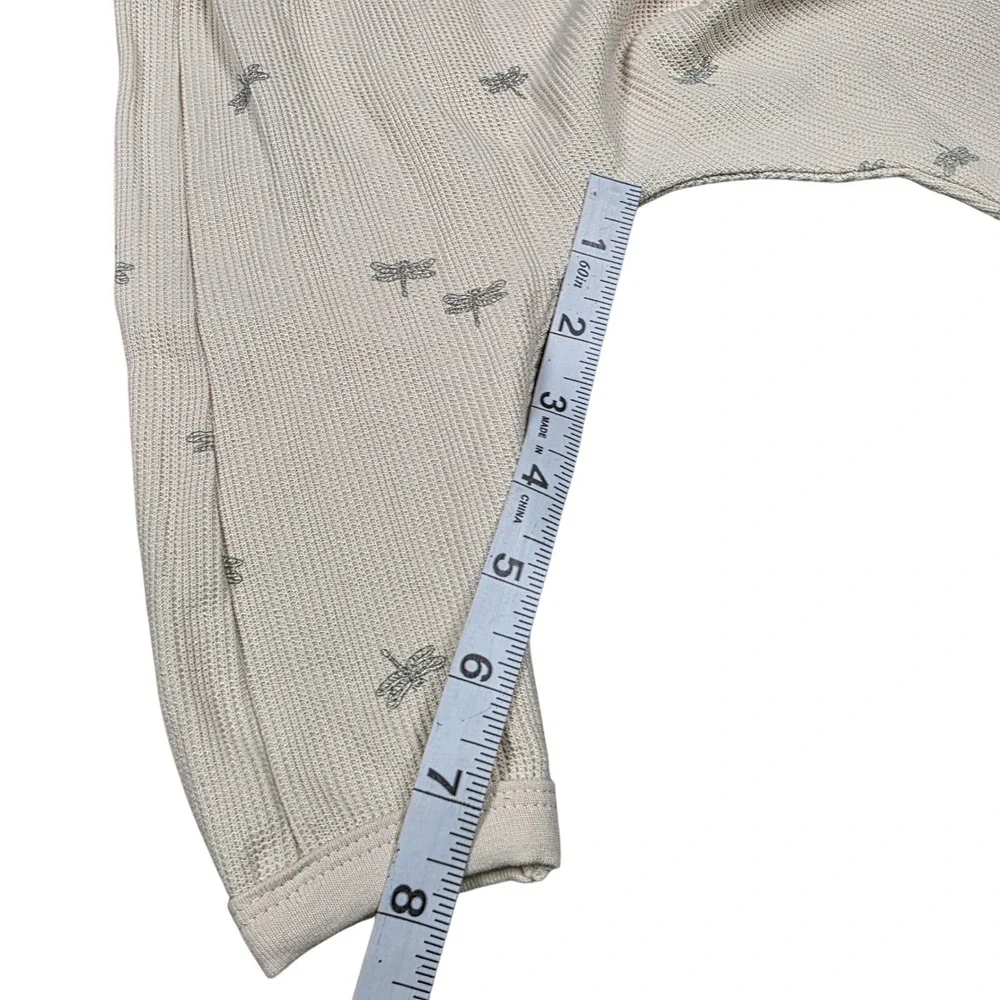 Modern Moments by Gerber Baby 2PC‎ Waffle Knit Set Tan Dragonfly 3-6M NWT